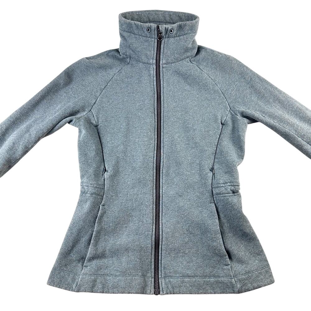 Lululemon‎ Athletica Sage Fleece Lined Zip Up Jacket with Funnel Collar Size 6